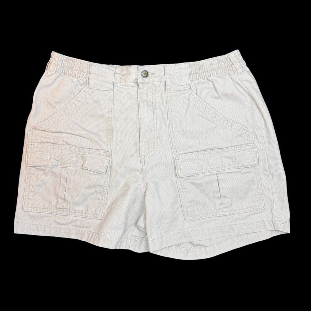 RedHead‎ Cargo Shorts Mens Size 36 Flat Front Beige Hiking Outdoor Pockets